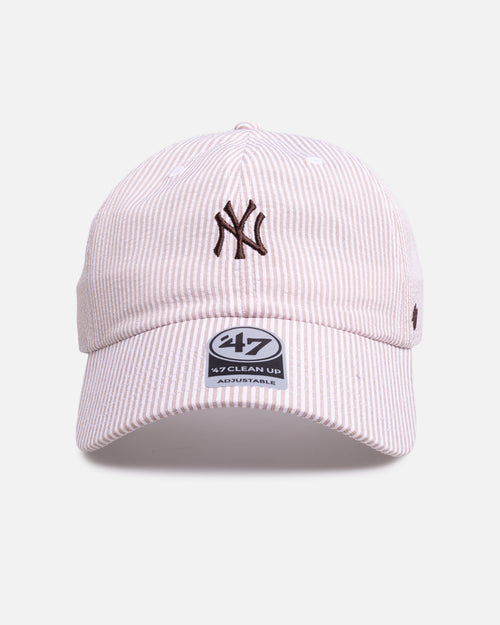 47 Brand New York Yankees 'Seersucker' 47 Clean Up Strapback Brown