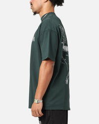 Saint Morta Redemption Mock Neck T-Shirt Green
