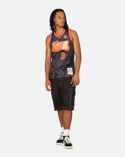 Mitchell & Ness Philadelphia 76ers Allen Iverson '97-98 Year of the Dragon Swingman Jersey Black/Red