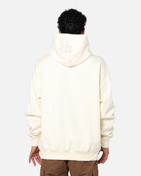 Pro Standard Los Angeles Dodgers Drop Shoulder Hoodie Eggshell