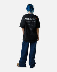 Culture Kings X Mclaren Lando Norris 'Vegas Grand Prix 2024' Helmet T-Shirt Black Acidwash