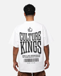 Culture Kings Barcode T-Shirt White