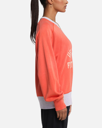 Champion 50's Saddle Crew Sweatshirt Team Red Scarlet