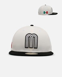 New Era Mexico National Baseball Team 'Chrome Black Metallic' 59FIFTY Fitted Chrome/Black