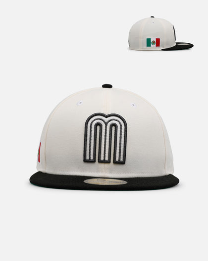 New Era Mexico National Baseball Team 'Chrome Black Metallic' 59FIFTY Fitted Chrome/Black