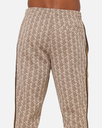 Lacoste Monogram Track Pants Croissant/Cookie