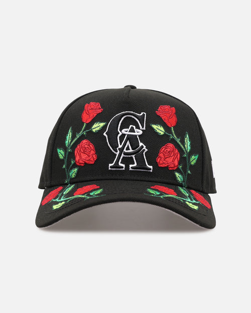 New Era Los Angeles Angels 'Garden' 9FORTY A-Frame Snapback Black