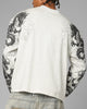 Loiter Dragon Tattoo Long Sleeve T-Shirt White
