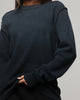 American Thrift Long Sleeve Thermal T-Shirt Washed Black