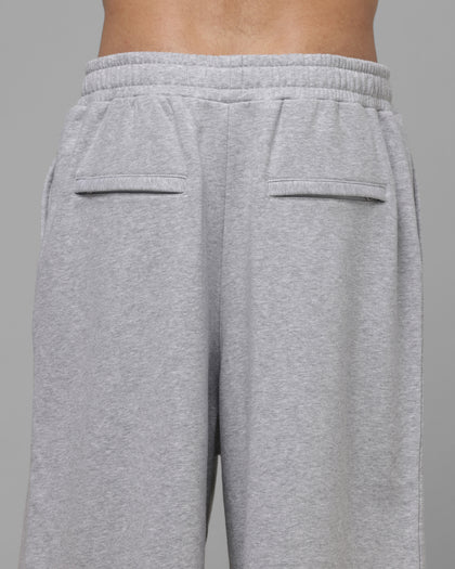 Loiter Impact Fleece Shorts Grey Marle