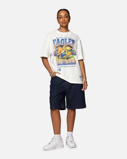 Mitchell & Ness West Coast Eagles  Mascot T-Shirt Vintage White