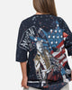 73Studio X WWE Cody Rhodes All Over Print T-Shirt Navy