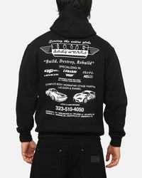 Huf X Greddy Body Works Hoodie Black