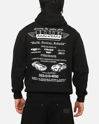 Huf X Greddy Body Works Hoodie Black