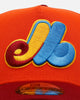 New Era Montreal Expos 'Horizon' 9FORTY A-Frame Snapback Orange