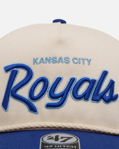 47 Brand Kansas City Royals 'MLB Opening Day' Script Hitch Snapback Natural