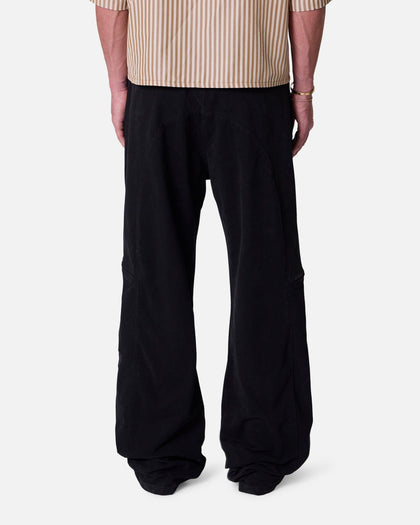 MNML Secret Zipper Cargo Pants Black