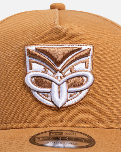 New Era New Zealand Warriors 'NRL 2026' 9FORTY A-Frame Snapback Med Beige