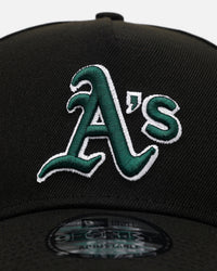 New Era Oakland Athletics 'Black And Team Color' 9FORTY A-Frame Snapback Black/Official Team Color