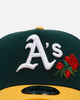 New Era Oakland Athletics 'Rose Emblem' 9FORTY A-Frame Snapback Official Team Color