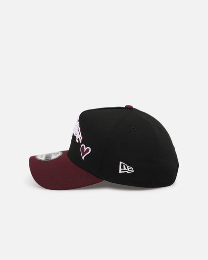 New Era Denver Broncos 'Burgundy Hearts' 9FORTY A-Frame Snapback Black/Maroon