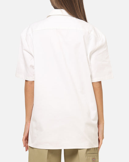 Von Dutch Oval Button Up Shirt White