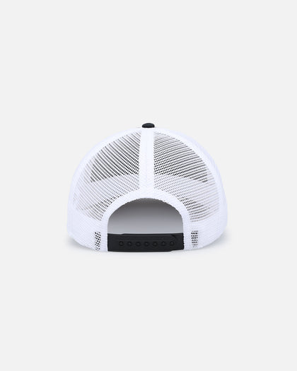 American Needle Twill Valin Patch Trucker Snapback White/Black
