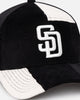 New Era San Diego Padres 'Patchwork Corduroy' 9FORTY A-Frame Snapback Black/Cream