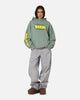 73Studio Marvel Fantastic Four Doctor Doom Villain Hoodie Washed Green