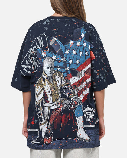 73Studio X WWE Cody Rhodes All Over Print T-Shirt Navy