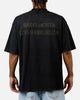 Saint Morta Highway Mock Neck T-Shirt Off Black