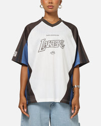 Mitchell & Ness Los Angeles Lakers Warehouse Rave Jersey White/Brown