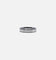 Saint Morta 5mm Black Etched Ring White Gold