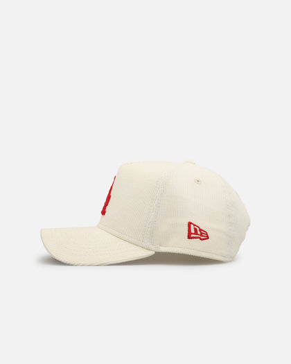 New Era Los Angeles Dodgers "Japan Pack" 9FORTY A-Frame Corduroy Snapback Chrome/Red