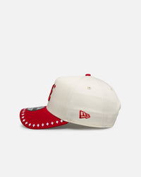 New Era Atlanta Braves 'Royal Flush' 9FORTY A-Frame Snapback White/Red