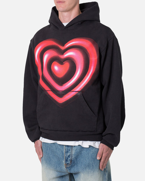 MNML Broken Heart Hoodie Off Black