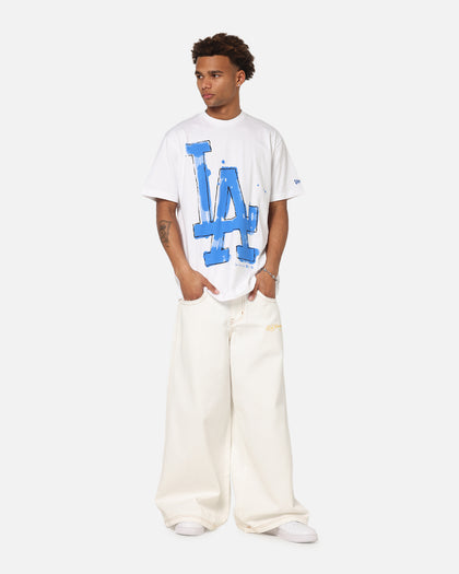 New Era Los Angeles Dodgers Oversized Paint T-Shirt White