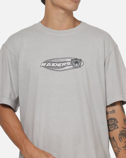 Mitchell & Ness Oakland Raiders Y2K Cropped T-Shirt Grey