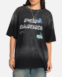 Pop Smoke Never Clear T-Shirt Black Wash