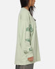 Carre Global Oversized Long Sleeve T-Shirt Sage