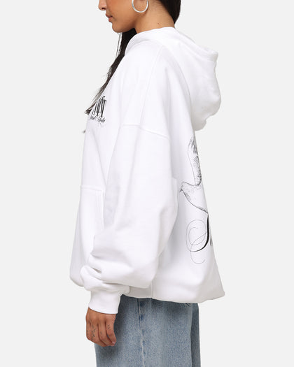 Saint Morta Doves Boxy Hoodie White