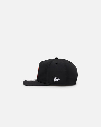 New Era Houston Astros Golfer Pre-Curved Snapback Black/OTC