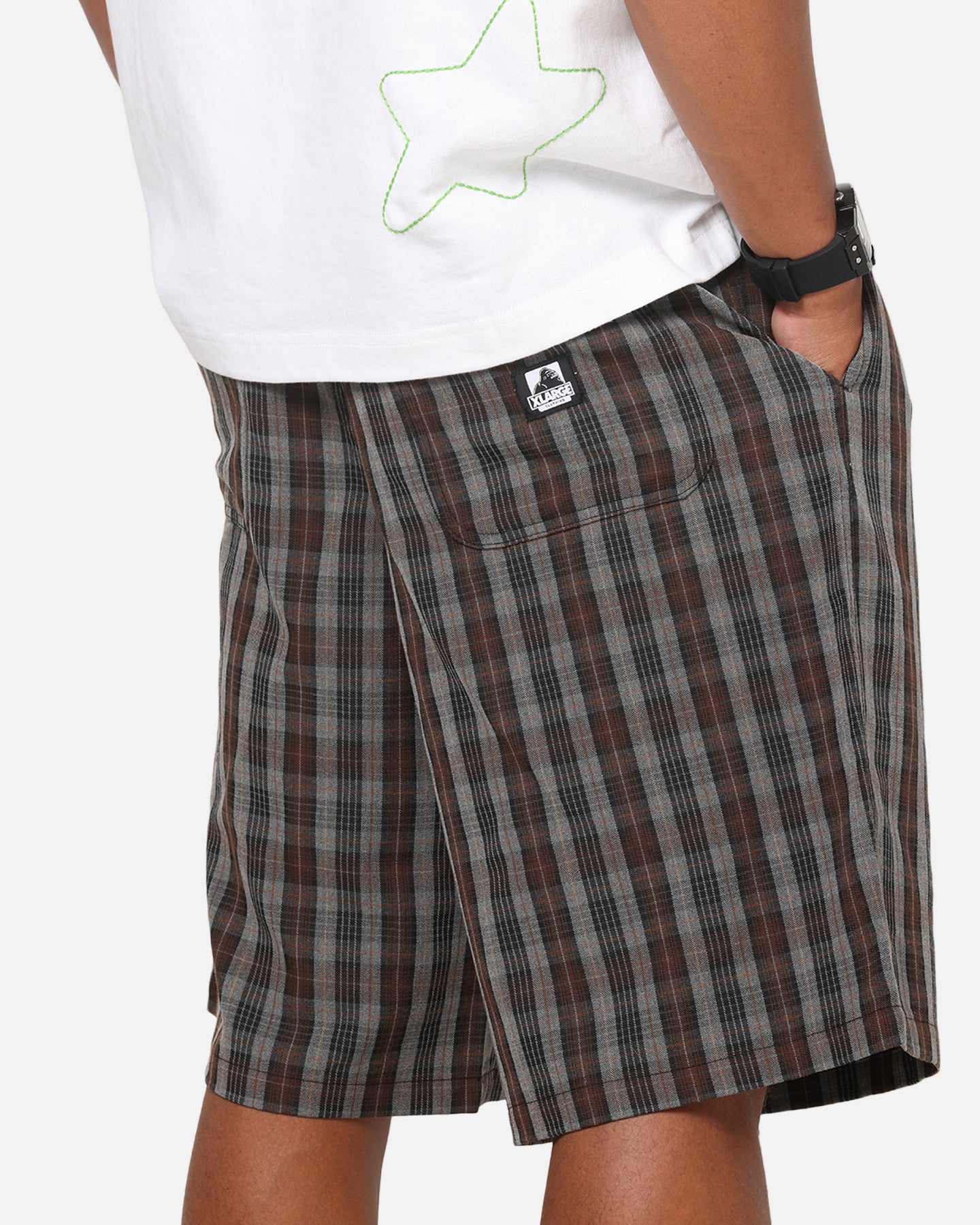 X-Large Baggy 91 Shorts Checkered | Culture Kings NZ