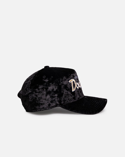 New Era Los Angeles Dodgers 'Velvet' 9FORTY A-Frame Snapback Black/Gold