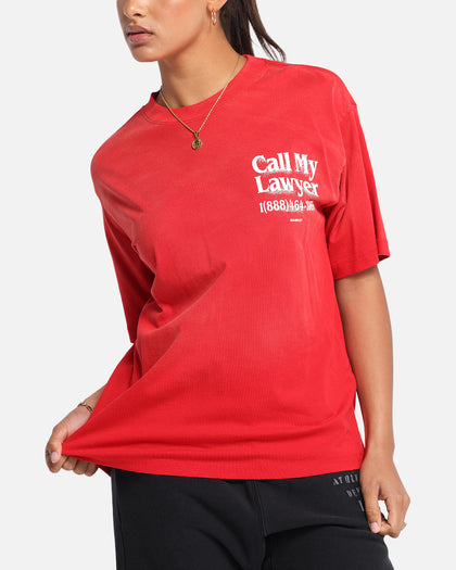 Market Call My Lawyer 3D T-Shirt Red