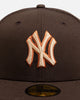 New Era New York Yankees 'Walnut' 59FIFTY Fitted Dark Brown