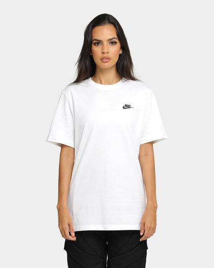 Nike Men's Nike Sportswear Club Short Sleeve T-Shirt White/Black
