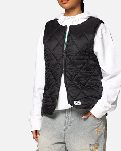 Carre Quilted Vest Black
