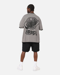 Carre Worldwide Layered T-Shirt Grey/Black