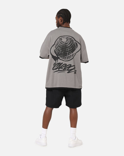 Carre Worldwide Layered T-Shirt Grey/Black